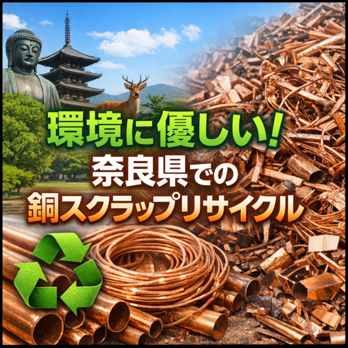 環境に優しい！奈良県での銅スクラップリサイクル